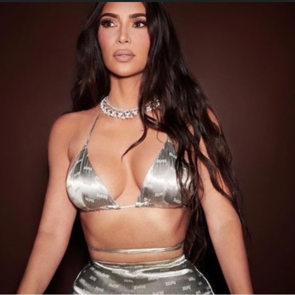 SKIMS-  Jacquard Collection Triangle Bralette - Picture 2 of 7